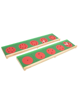 กรอบโลหะเศษส่วน (กลม) ,ของเล่นไม้, ของเล่นเสริมพัฒนาการ, ของเล่นเด็ก, สื่อการสอน,มอนเตสซอรี่ ,montessori, สื่อการสอนประถม