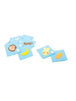 ชุดติดกระดุมจับคู่สัตว์กับอาหาร ของเล่นเสริมพัฒนาการ ,ของเล่นเสริมทักษะ,ของเล่นเด็ก, สื่อการสอนอนุบาล