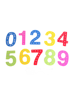 ชุดร้อยเชือก 1-10 ของเล่นเสริมพัฒนาการ ,ของเล่นเสริมทักษะ,ของเล่นเด็ก, สื่อการสอน