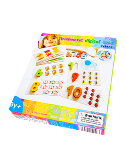 เกมจับคู่จำนวน - ตัวเลข , ของเล่นเสริมพัฒนาการ, ของเล่นเด็กอนุบาล, สื่อการสอนเด็กอนุบาล