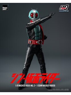 [พร้อมส่ง] Threezero 3Z06780W0 1/6 : SHIN MASKED RIDER FigZero Masked Rider No.2+1