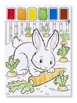 ชุดสมุดระบายสีน้ำด้วยพู่กัน รุ่นฟาร์ม ส่งเสริมให้เด็กๆได้เรียนรู้และเล่นการระบายสี Paint with Water Farm รุ่น 4165 Melissa&Doug, ของเล่นเสริมพัฒนาการ, ของเล่น