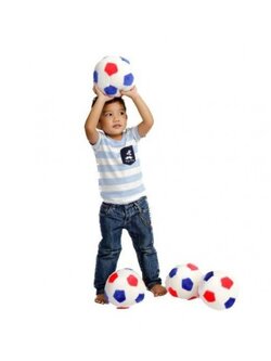 ลูกบอลนุ่มนิ่ม 4 ลูก ขนาด 18 ซม. ของเล่นเสริมพัฒนาการ ,ของเล่นเสริมทักษะ,ของเล่นเด็ก, สื่อการสอนอนุบาล