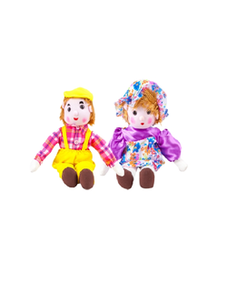 ตุ๊กตาผ้า ขนาด 17'' ชาย/หญิง ราคาต่อ1 ตัว