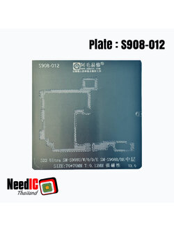 แผ่นเพลท : S908-012 เพลทบอลขาแกนกลางสำหรับ S22 Ultra SM-S908U/W/0/D/E