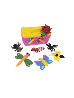 ชุดกระเป๋าแมลงน่ารู้ 8 ชิ้น,ของเล่นเสริมพัฒนาการ ,ของเล่นเสริมทักษะ,ของเล่นเด็ก, สื่อการสอนอนุบาล