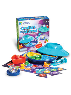 เกมยานมนุษย์ต่างดาวฝึกแยกสี, ของเล่นเสริมพัฒนาการ, ของเล่นเด็กอนุบาล, สื่อการสอนคณิตศาสตร์