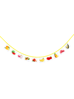 ธงราวสอนสนุก ชุด ผลไม้น่ากิน ของเล่นเสริมพัฒนาการ ,ของเล่นเสริมทักษะ,ของเล่นเด็ก, สื่อการสอนอนุบาล