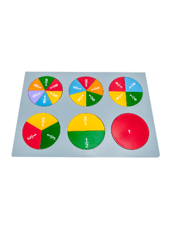 กระดานไม้เศษส่วน ของเล่น, ของเล่นเด็ก, จิ๊กซอว์, ตัวต่อ, ของเล่นไม้, ของเล่นเสริมพัฒนาการ,มอนเตสเซอรี่,ของเล่นเด็กอนุบาล