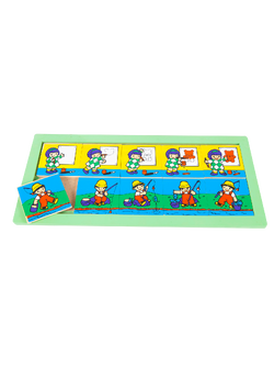 ของเล่น, ของเล่นเด็ก, จิ๊กซอว์, ตัวต่อ, ภาพลำดับเรื่องราวต่อเนื่องชุดเด็กวาดรูป ตกปลา , ของเล่นไม้, ของเล่นเสริมพัฒนาการ, ของเล่นเด็กอนุบาล, สื่อการสอนเด็กอนุบาล