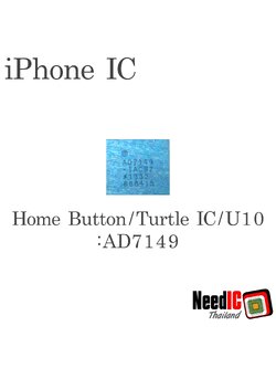 Home Button/Turtle IC : AD7149 (U10) สำหรับ iPhone 7/iPhone 7Plus/iPhone 8/iPhone 8Plus