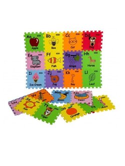 ชุดอีวีเอปูพื้นอักษรภาษาอังกฤษลายการ์ตูน 26 แผ่น ของเล่นเสริมพัฒนาการ, ของเล่นเด็กอนุบาล, สื่อการสอนเด็กอนุบาล พร้อมส่ง