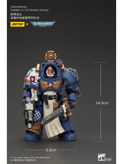 [พร้อมส่ง] Joytoy 1/18 : Captain in Terminator Armour- JT4980 : Ultramarines