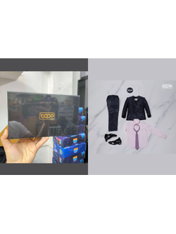 [พร้อมส่ง] TOPO STUDIO TP022 1/6 : TDKR Striped Suit - TP022B (เฉพาะเซตชุด *ไม่รวมบอดี้และหัว)