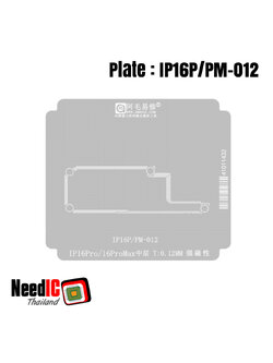 แผ่นเพลท : IP16P/PM-012 เพลทแกนกลางสำหรับ iPhone 16 Pro/iPhone 16 Pro Max