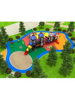 เครื่องเล่นสนามสุดอลังการ Kids zone Z,เครื่องเล่นเด็ก สนามกลางแจ้ง สวนสนุก, ของเล่นสนาม สวนสาธารณะ,ครุภัณฑ์สนามเด็กเล่น, สพฐ,โครงการโรงเรียนประชารัฐ เทศบาล ศูนย์พัฒนาเด็กเล็ก