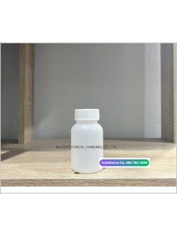 ขวดพลาสติกฝาขาว (ปากกว้าง) 80ml Reagent Bottle (PE)