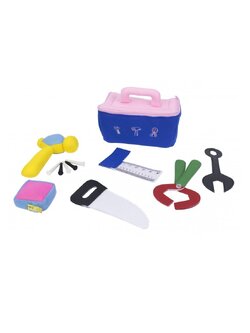 ชุดกระเป๋าช่างแสนสนุกนุ่มนิ่ม 13 ชิ้น,ของเล่นเสริมพัฒนาการ ,ของเล่นเสริมทักษะ,ของเล่นเด็ก, สื่อการสอนอนุบาล