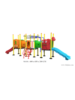 ชุดหอสไลด์-ท่อลอด-บาร์โหน เครื่องเล่นสนามเหล็ก เครื่องเล่นสนามกลางแจ้ง ของเล่น สนามเด็กเล่น สั่งผลิต 10-20 วัน