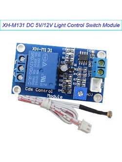 XH-M131 photoresistor module brightness automatic control module 12V light control relay light switch (LDR+RELAY)