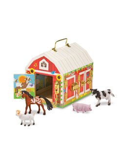 ชุดเล่นฟาร์มเปิดกลอน 5 แบบ Melissa & Doug Latches Barn Unique! รุ่น2564 ของเล่นเสริมพัฒนาการเด็ก
