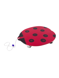 รถลากแมลงเต่าทอง , ของเล่นไม้, ของเล่นเสริมพัฒนาการ, ของเล่นเด็กอนุบาล, สื่อการสอนเด็กอนุบาล