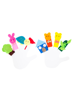 หุ่นนิ้วมือ ชุดนิทานอีสป ชุดละ 16 ตัว ของเล่นเสริมพัฒนาการ ,ของเล่นเสริมทักษะ,ของเล่นเด็ก, สื่อการสอนอนุบาล