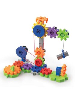 ชุดตัวต่อเครื่องยนต์เกียร์เคลื่อนที่, ชุดตัวต่อวิทยาศาสตร์, ตัวต่อฟันเฟืองหมุนได้, สื่อการสอนประถม พร้อมส่ง