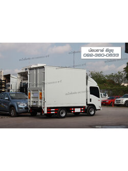4 ล้อ ISUZU NLR130 แรงม้า ตู้แห้งพร้อมลิฟท้าย