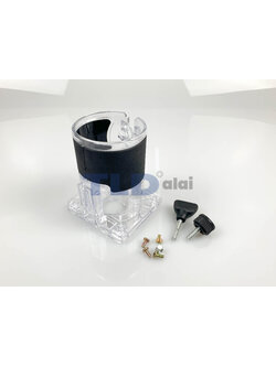 เสื้อพลาสติกใส ทริมเมอร์ เร้าเตอร์ Maktec มาคเทค รุ่น MT370, MT371, MT372 - Makita มากีต้า รุ่น 3701, N3701, N3709 มียางจับกันลื่นถนัดมือ