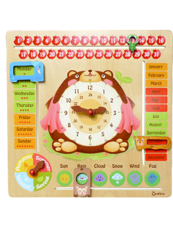 นาฬิกาฤดูกาล, ปฏิทินนาฬิกาตั้งโต๊ะ , ของเล่นเสริมพัฒนาการ, ของเล่นเด็กอนุบาล, สื่อการสอนเด็กอนุบาล
