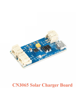 โมดูลชาร์ตแบต Lipo, li-ion ด้วย Solar cell [6v] และ micro usb CN3065 Mini Solar Lipo Lithium Battery USB Charger Board Module DC4.4-6V 500mA