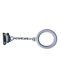 อะไหล่ห่วงโหนพร้อมโซ่ ขนาดห่วง 17 ซม. ความยาวโซ่ 20 ซม. อะไหล่เครื่องเล่นสนาม ห่วงพร้อมโซ่ ตะขอ โซ่ พร้อมส่ง