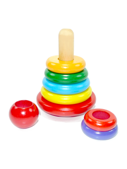 เจดีย์สลับสี(ใหญ่) , ของเล่นไม้, ของเล่นเสริมพัฒนาการ, ของเล่นเด็กอนุบาล, สื่อการสอนเด็กอนุบาล วัสดุและสี ปลอดภัยต่อเด็ก มีมาตรฐาน มอก. ตามที่ สพฐ. กำหนด