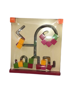 ดัมเบลรางเลื่อน ของเล่นเสริมพัฒนาการ ,ของเล่นเสริมทักษะ,ของเล่นเด็ก, สื่อการสอนอนุบาล