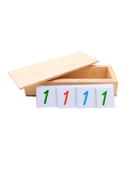 บัตรอ่านตัวเลข (เล็ก), ของเล่นไม้, ของเล่นเสริมพัฒนาการ, ของเล่นเด็กอนุบาล, สื่อการสอนเด็กอนุบาล,มอนเตสซอรี่ ,montessori, สื่อการสอนประถม