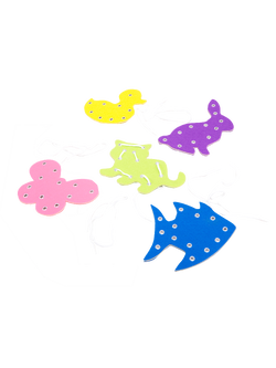 ชุดร้อยเชือก สัตว์ต่างๆ ของเล่นเสริมพัฒนาการ ,ของเล่นเสริมทักษะ,ของเล่นเด็ก, สื่อการสอนอนุบาล