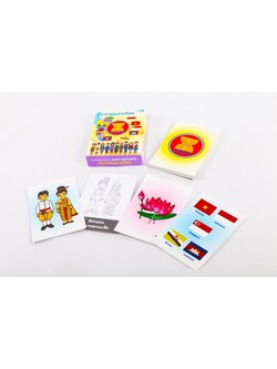 บัตรภาพ ชุดเครื่องแต่งกายอาเซียน ของเล่นเสริมพัฒนาการ ,ของเล่นเสริมทักษะ,ของเล่นเด็ก, สื่อการสอน