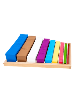 ลูกบาศก์พื้นฐานการนับ, ของเล่นไม้, ของเล่นเสริมพัฒนาการ, ของเล่นเด็ก, สื่อการสอน,มอนเตสซอรี่ ,montessori, สื่อการสอนประถม