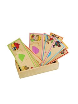 การ์ดต่อจำแนกรูปทรงเรขาคณิต,ของเล่น,ชุดเรือโนอา,ของเล่นไม้,จิ๊กซอว์,ของเล่นเสริมทักษะการเรียนรู้, ของเล่นเสริมพัฒนาการเด็กอนุบาล, สื่อการสอนปฐมวัย, พร้อมส่ง