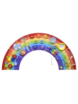 กิจกรรมผนังสายรุ้งฝึกพัฒนาการ ของเล่นติดผนัง , แผ่นติดผนัง เกมส์ไม้ ของเล่นเสริมพัฒนาการ, ของเล่น,ของเล่นติดผนัง,แถบแม่เหล็ก ,สินค้าพร้อมส่ง