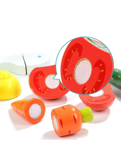 ชุดเขียงหั่นผักและปลา,ของเล่น,บทบาทสมมติ,ของเล่นไม้,อาหาร,ของเล่นเสริมทักษะการเรียนรู้, ของเล่นเสริมพัฒนาการเด็กอนุบาล, สื่อการสอนปฐมวัย, พร้อมส่ง