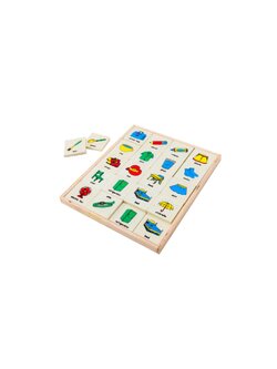 จับคู่ภาพเครื่องใช้ภาษาอังกฤษ 36 ชิ้น