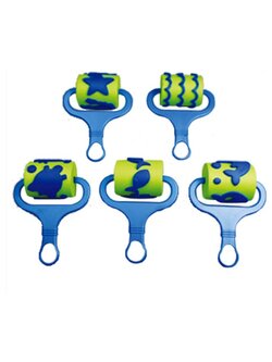 ลูกกลิ้งสำหรับวาดภาพลายทะเล 5 ชิ้น ของเล่น, ของเล่นเด็ก, ของเล่นเสริมพัฒนาการ