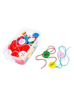 ชุดร้อยกระดุมเล็ก , ของเล่นเสริมพัฒนาการ, ของเล่นเด็กอนุบาล, สื่อการสอนเด็กอนุบาล