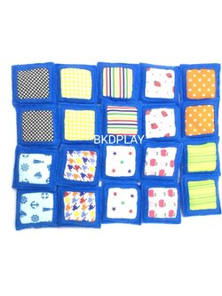 ถุงถั่วจับคู่ลวดลาย ของเล่นเสริมพัฒนาการ ,ของเล่นเสริมทักษะ,ของเล่นเด็ก, สื่อการสอนอนุบาล