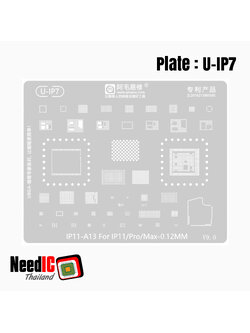แผ่นเพลท : U-IP7 สำหรับ iPhone 11/Pro/Max-A13