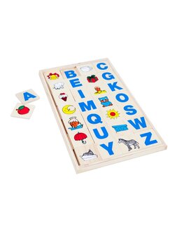 สอนอ่าน จับคู่ภาพ-เอบี (52 ชิ้น) ของเล่น, ของเล่นเด็ก, จิ๊กซอว์, ตัวต่อ, ของเล่นเสริมพัฒนาการ