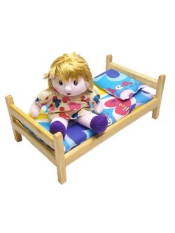 เตียงตุ๊กตาพร้อมตุ๊กตา ของเล่นเสริมพัฒนาการ ,ของเล่นเสริมทักษะ,ของเล่นเด็ก, สื่อการสอนอนุบาล