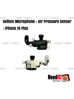 Bottom Microphone + Air Pressure Sensor : iPhone 15 Plus